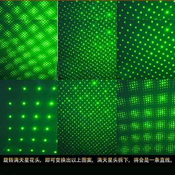 Zaļā Lāzera Rādāmkociņš lāzer Redzes Sērija Spēcīgu kabatas Lukturīti ierīces 532nm 5 mw, Regulējams Fokuss lāzeri pildspalva+18650 Akumulatoru
