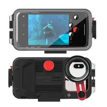 Zemūdens Tālruni Gadījumā, Huawei P20 P30 Pro Mate 20 30 Pro 60M Ūdensizturīgs Telefona Korpuss Ar HD Objektīvs Niršanas, Peldēšanas 1gab.