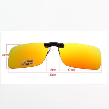 Zīmola Krāsu Saulesbrilles Klipu Saulesbrilles Vīriešiem, Sievietēm Polarizētās Klipu Brilles UV400, Saules Brilles Vīriešu Brilles Klipu