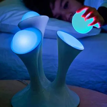 Šī Kvēlojošs Nightlight Lampas Ir Noņemams Mirdzumu Bumbiņas Braucieniem Uz Vannas istabu Mirdzumu Bumbiņas Braucieniem Uz Vannas istabu, Luces led